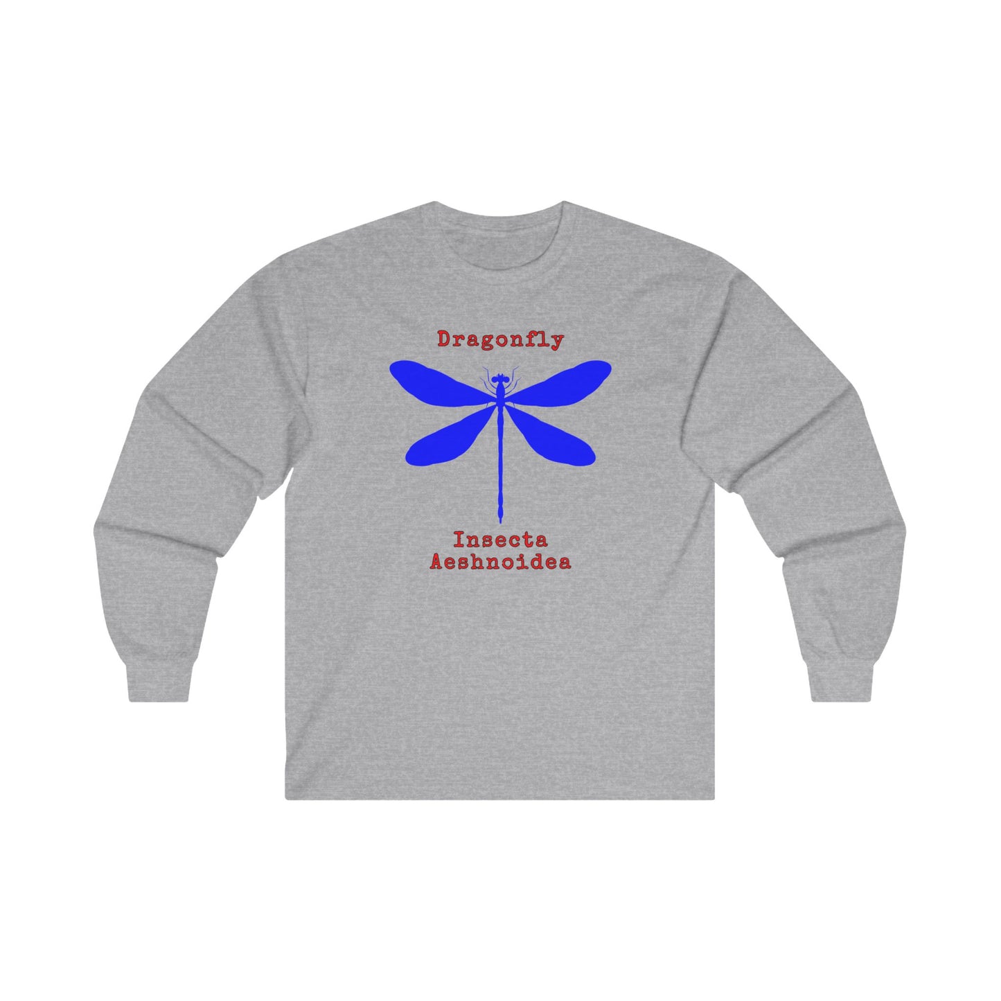 Dragonfly with Scientific Names - Long Sleeve Tee