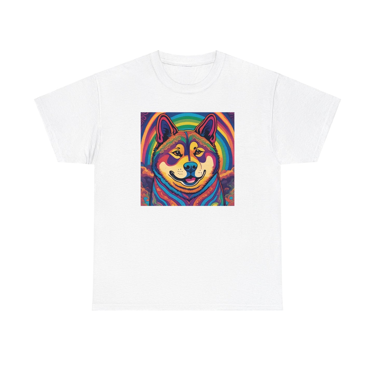 Psychedelic Akita T-shirt