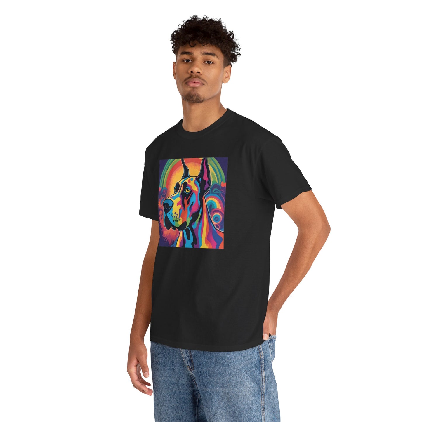 Psychedelic Great Dane T-shirt