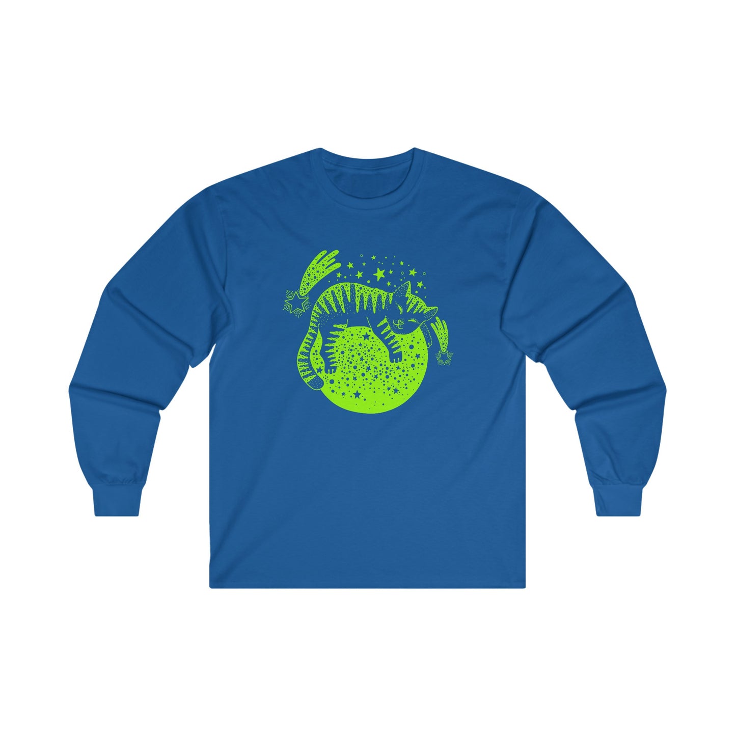 Cat on the Moon - Long Sleeve Tee