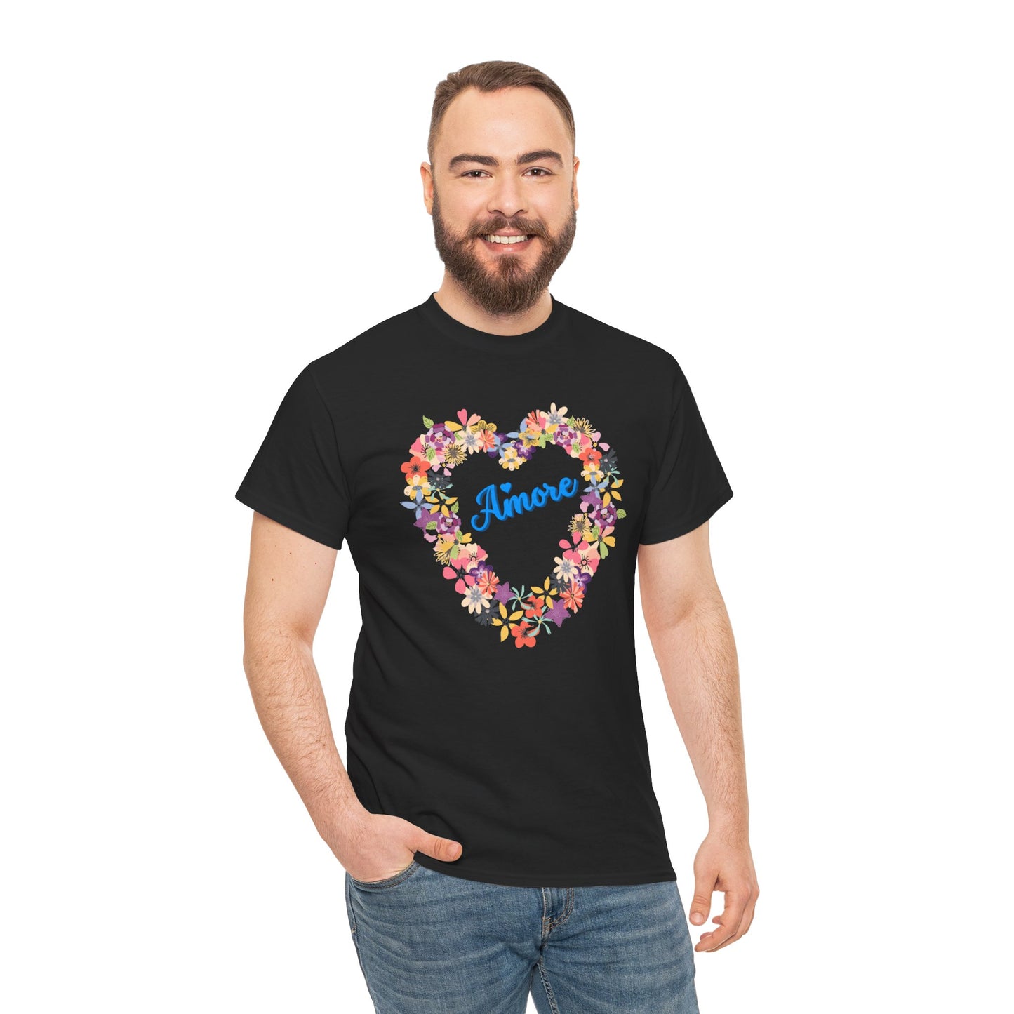 Amore with Flower Heart T-shirt