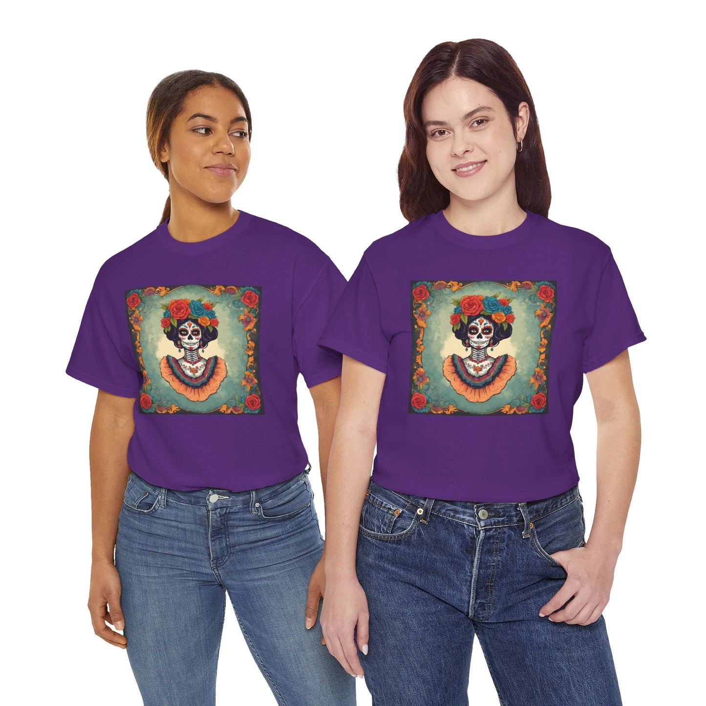 Day of the Dead - Antique La Calavera Catrina (the Elegant Skull) v2 T-shirt