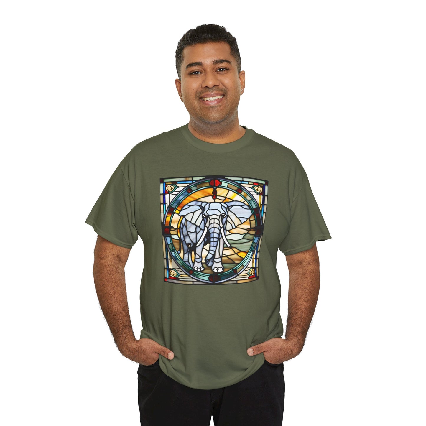 Elephant Stained Glass T-shirt