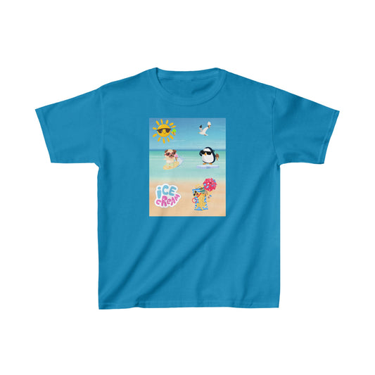 Ice Cream! - designed by Berkeley age 7 - Kids Heavy Cotton™ Tee