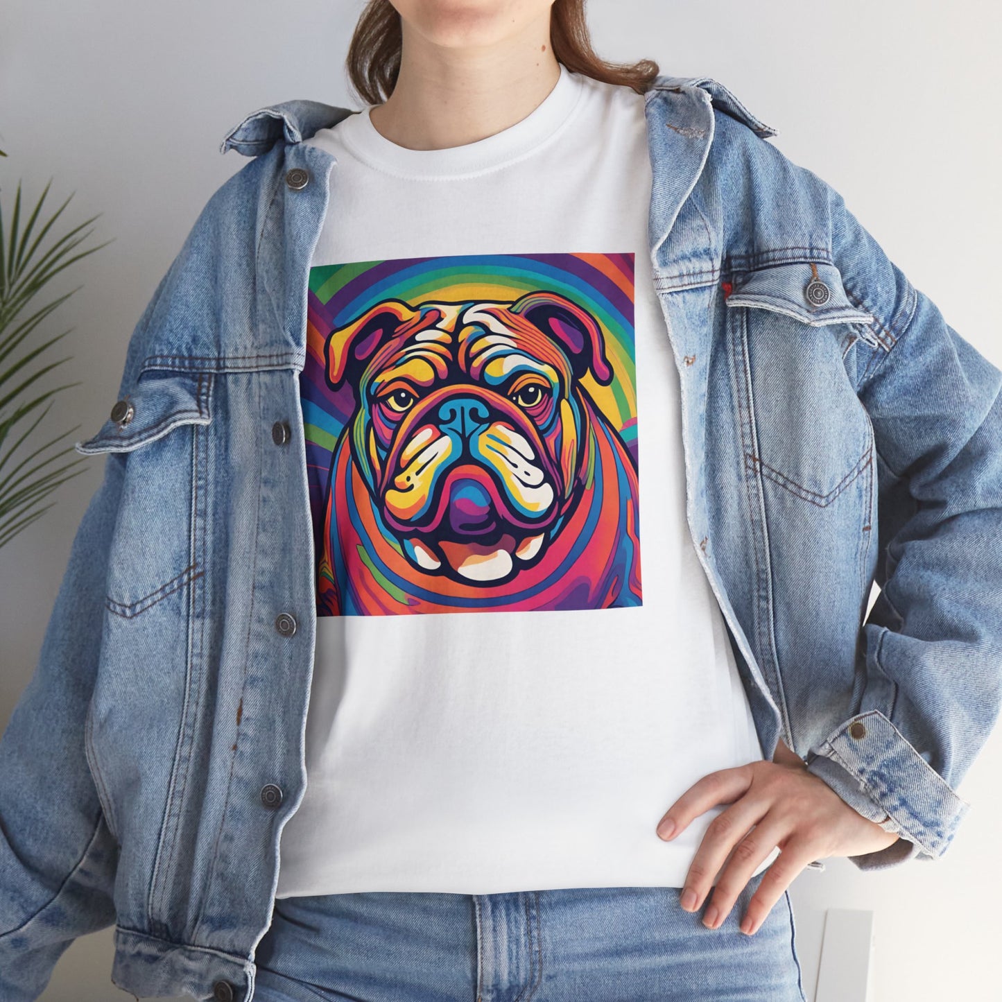 Psychedelic Bulldog T-shirt