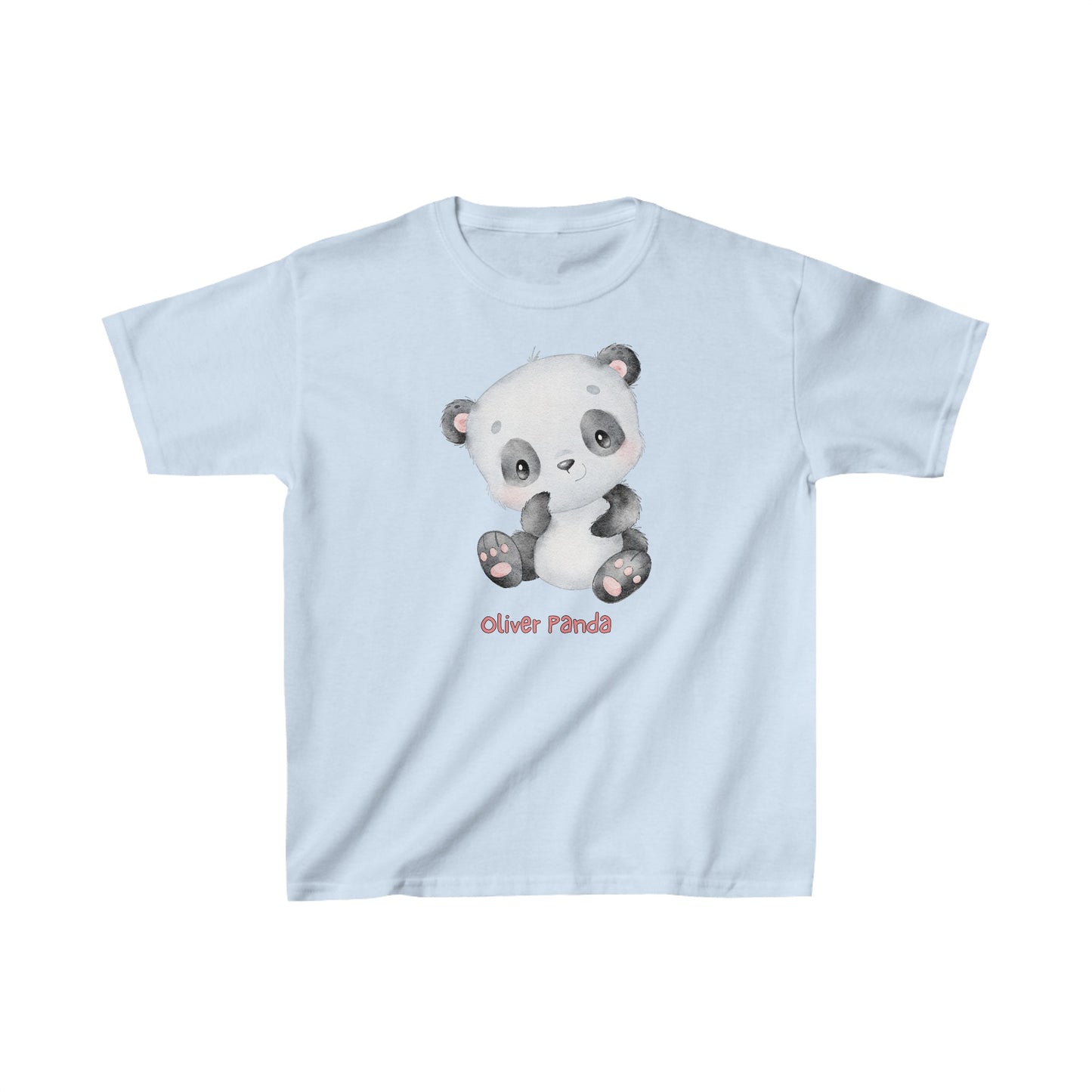 Adorable Oliver Panda Solo - Kids Heavy Cotton™ Tee