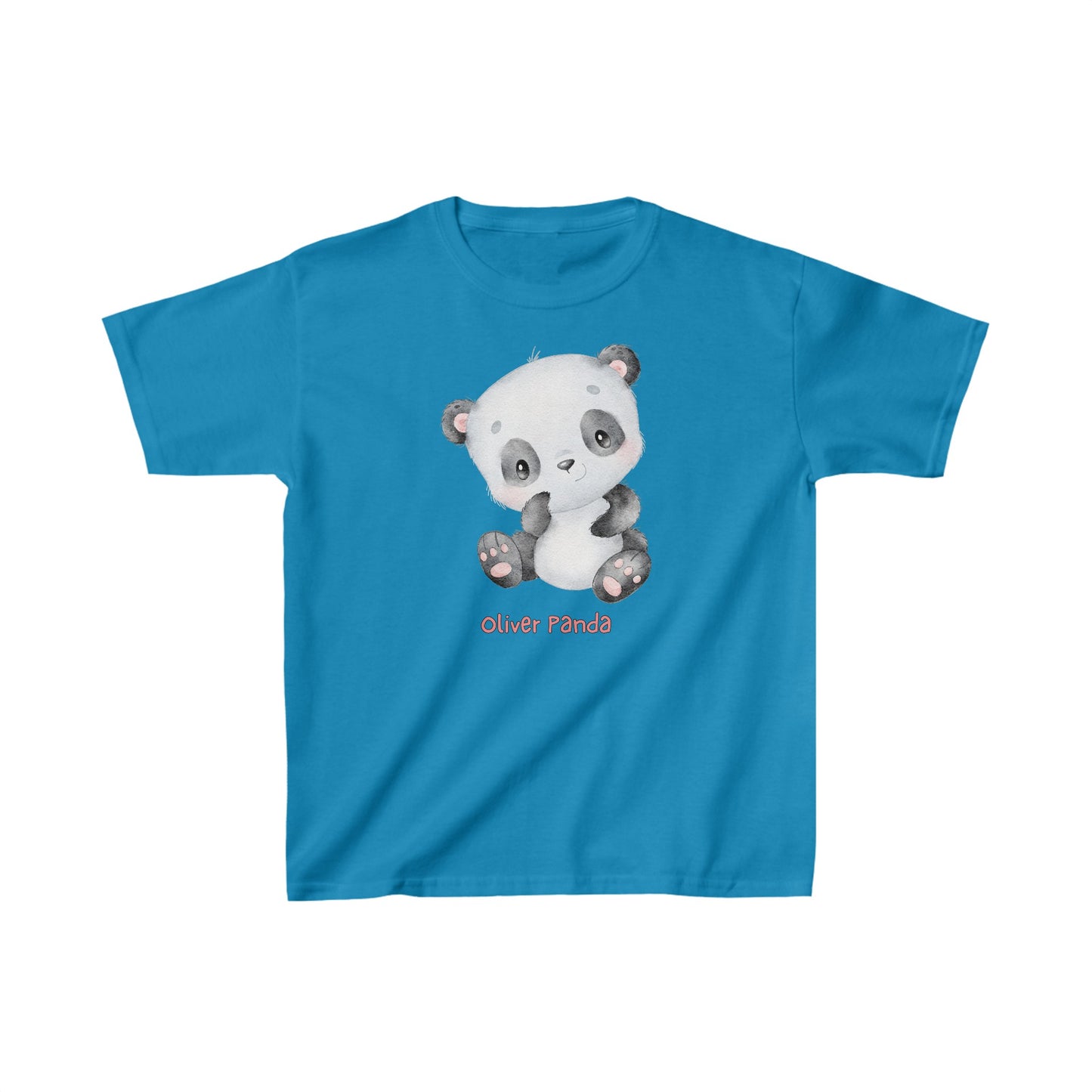 Adorable Oliver Panda Solo - Kids Heavy Cotton™ Tee