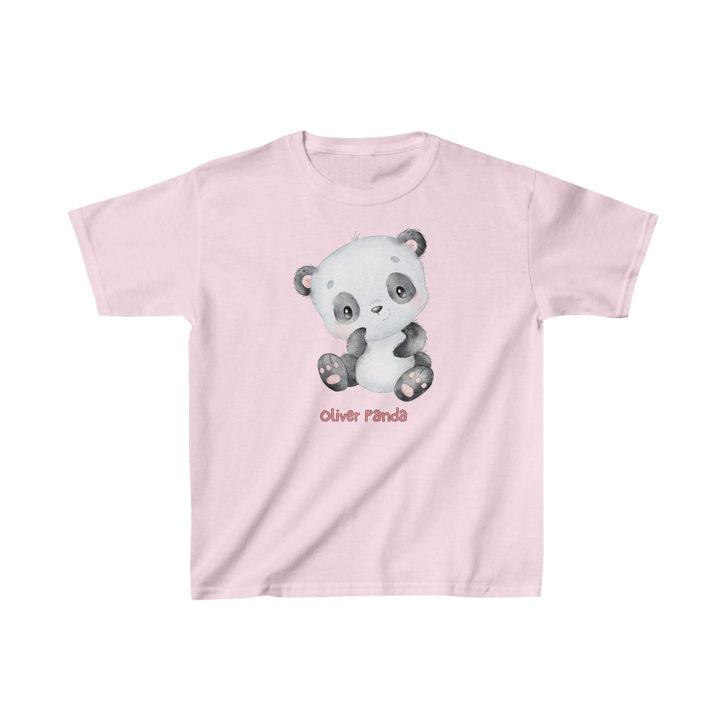 Adorable Oliver Panda Solo - Kids Heavy Cotton™ Tee