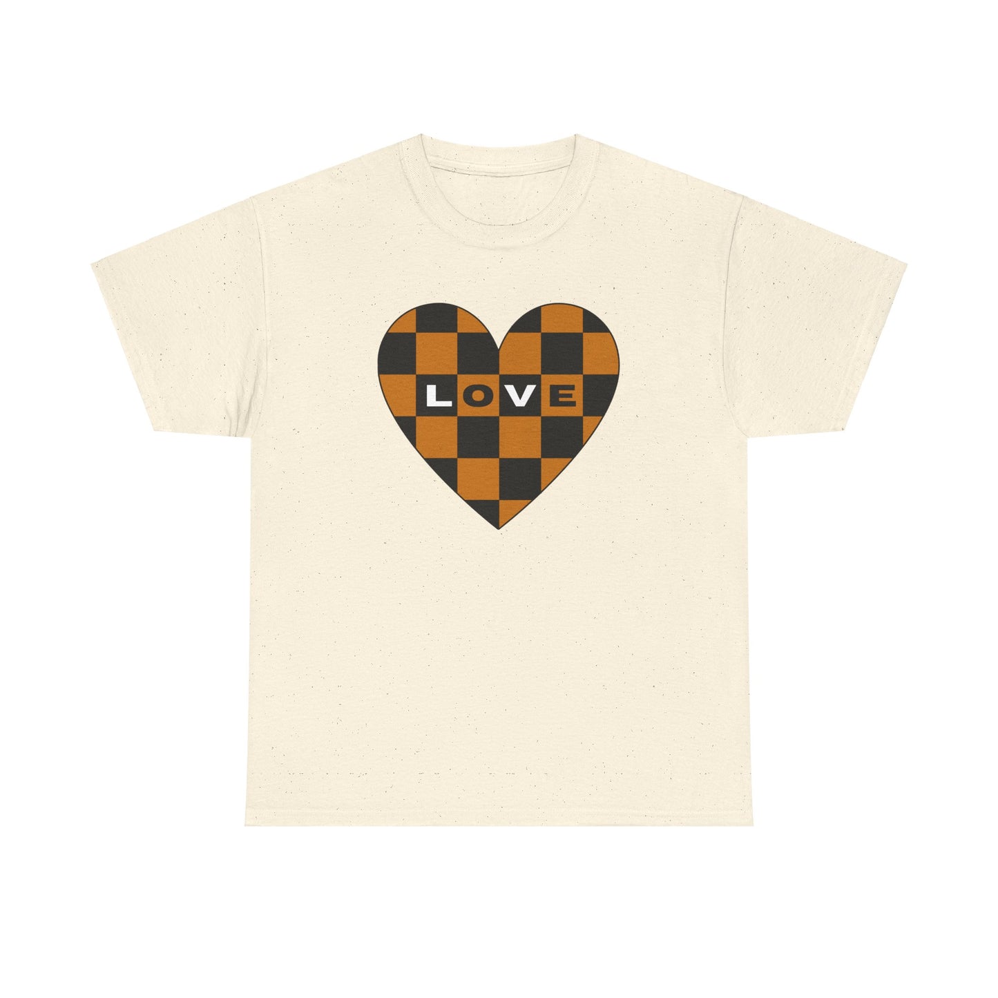 Love Checkerboard Heart T-shirt