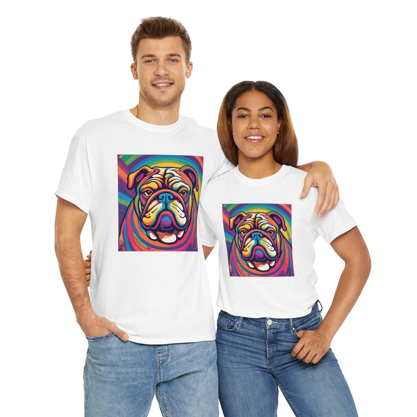 Psychedelic Bulldog T-shirt