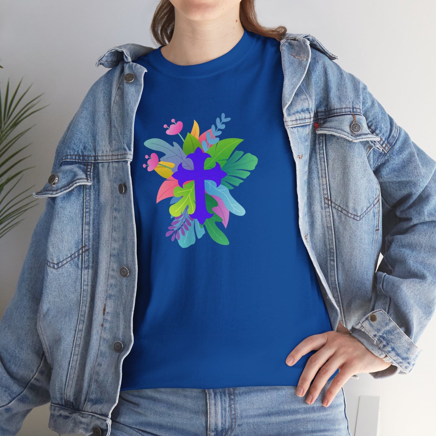 Cross on Flowers T-shirt