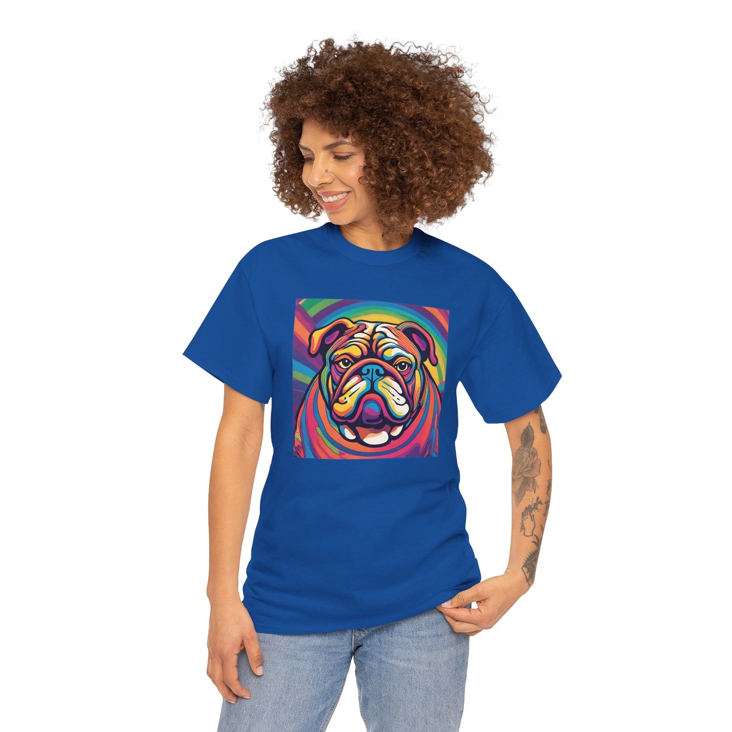 Psychedelic Bulldog T-shirt