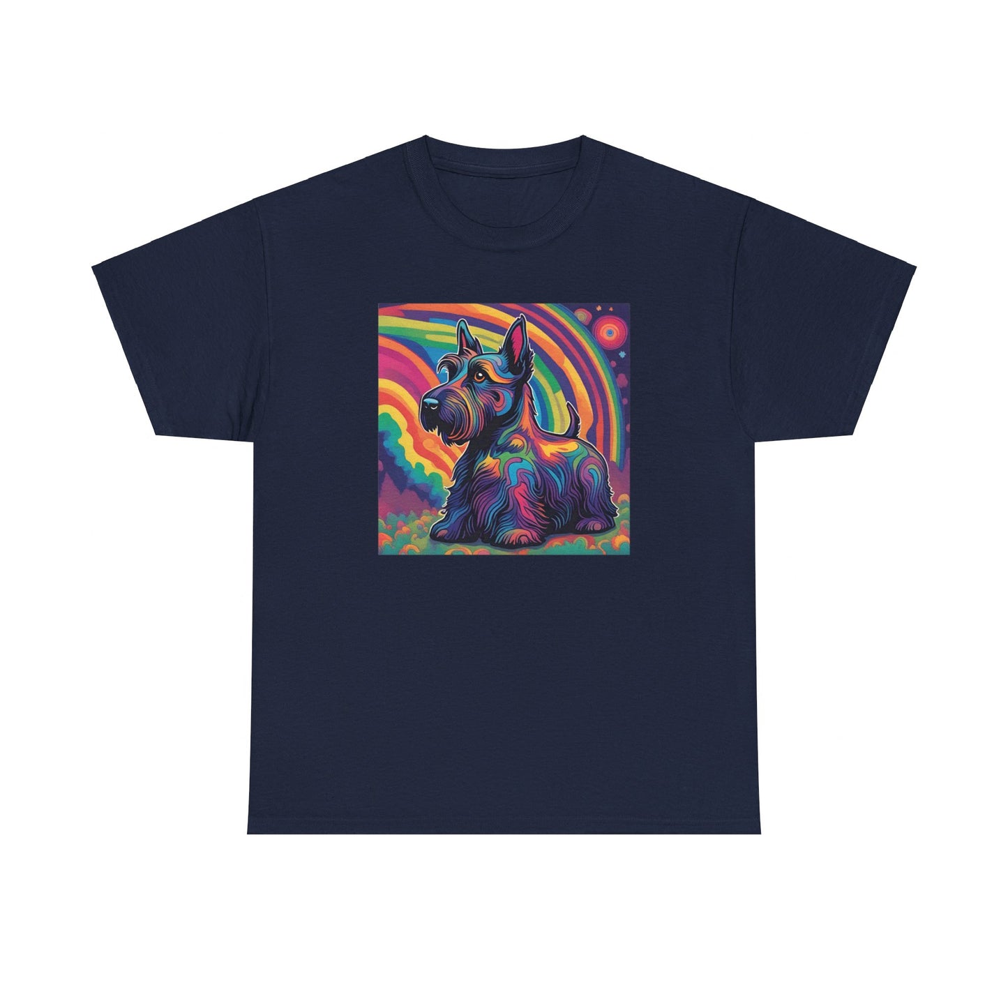 Psychedelic Scottish Terrier T-shirt