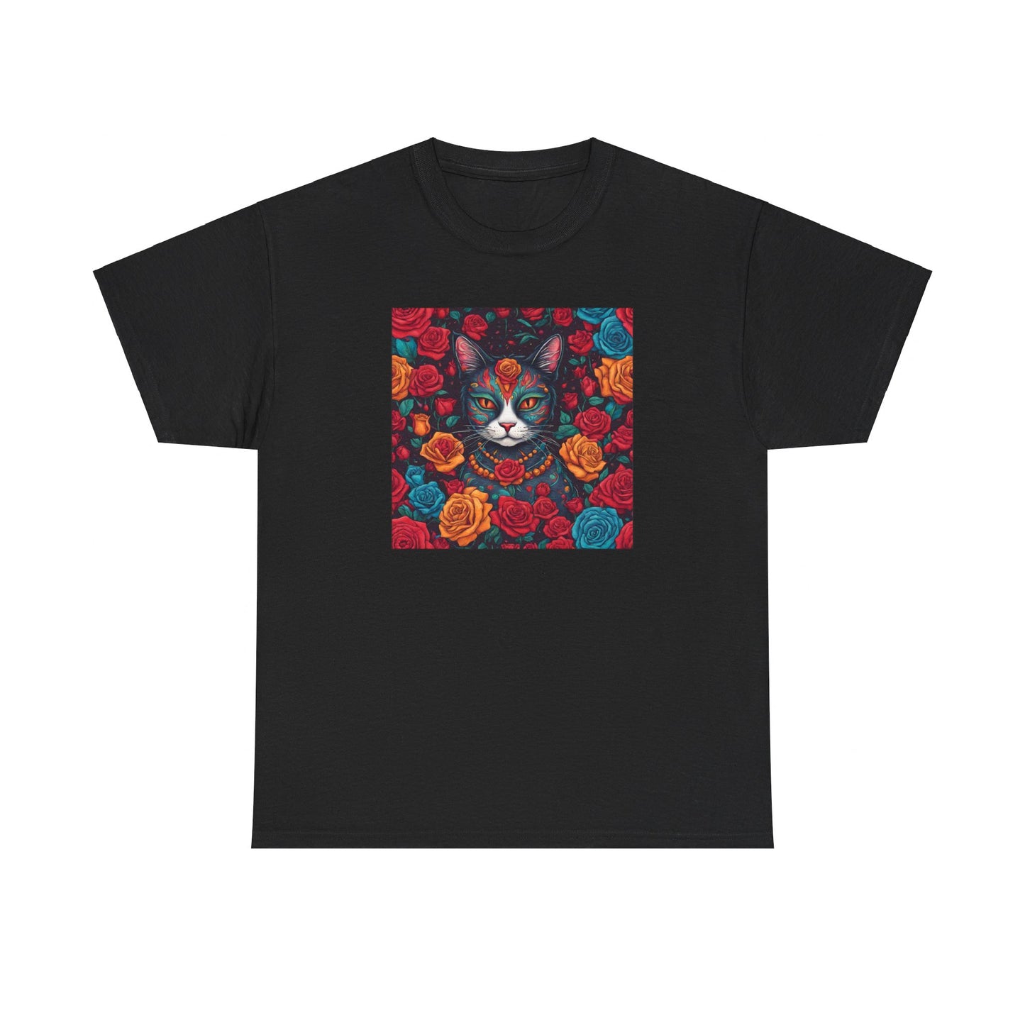 Day of the Dead Cat v4 T-shirt