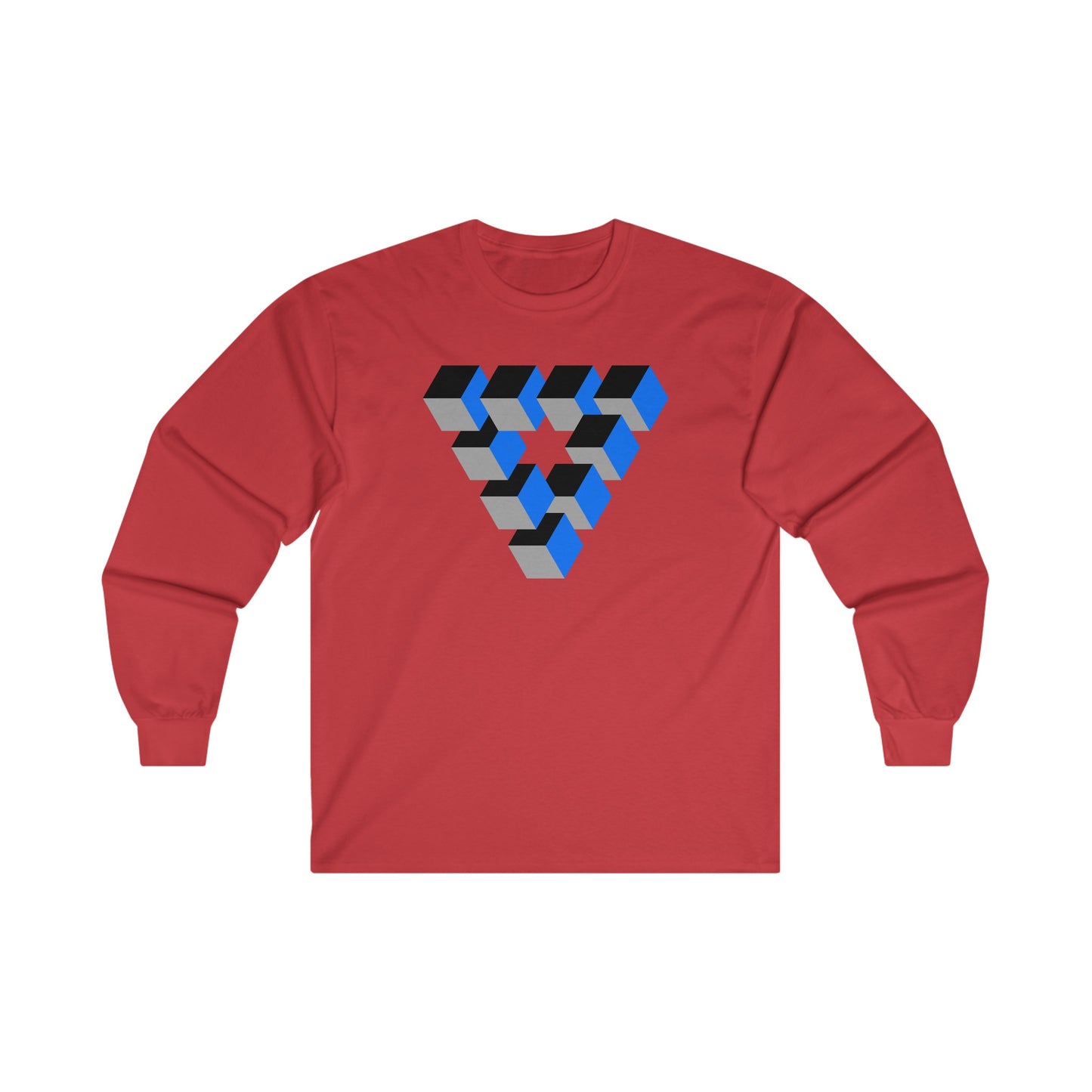 Cube Abstract - Long Sleeve Tee