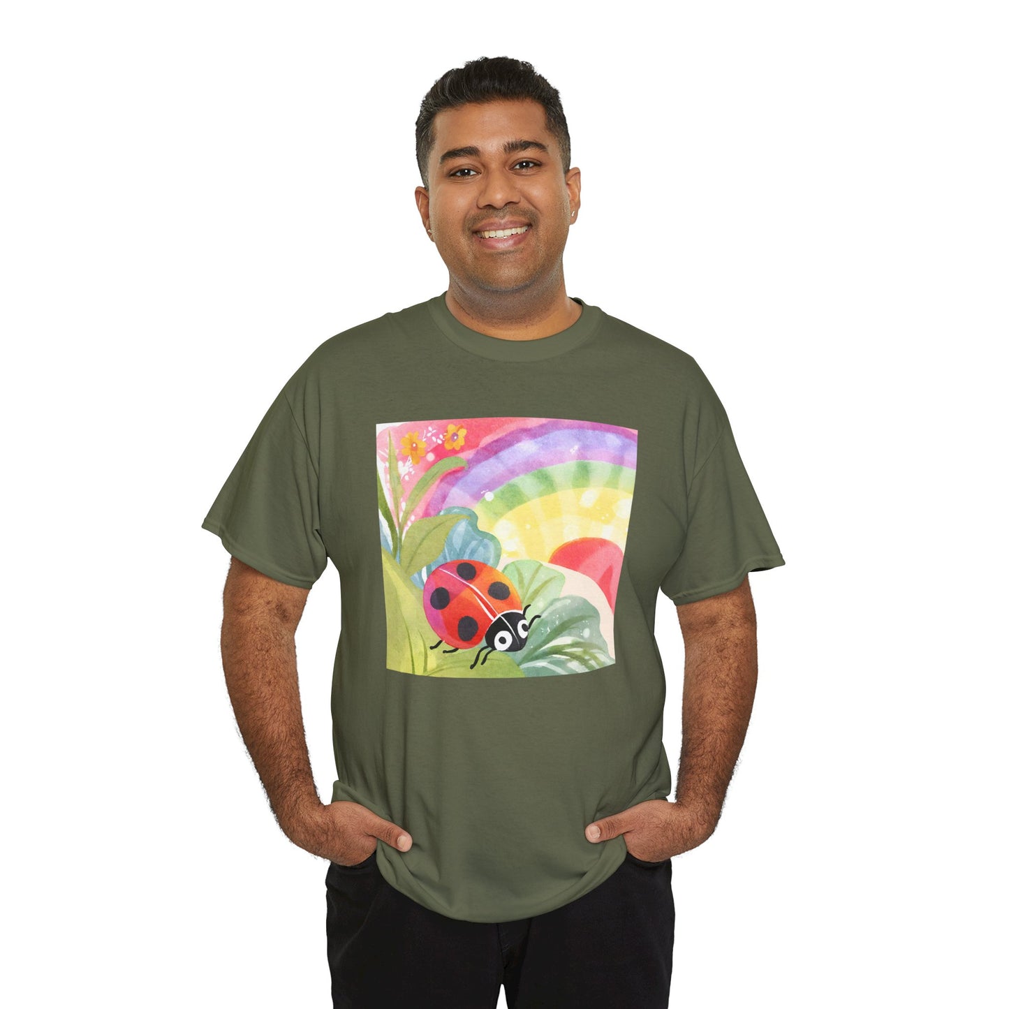 Ladybug in Garden v2 T-shirt