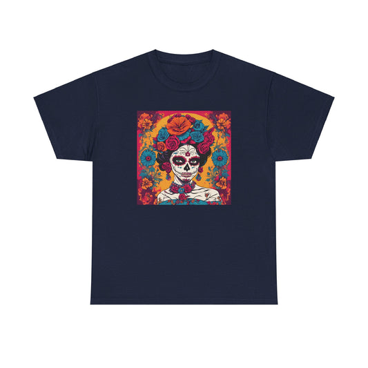 Day of the Dead Mary of Guadalupe Popart v1 T-shirt