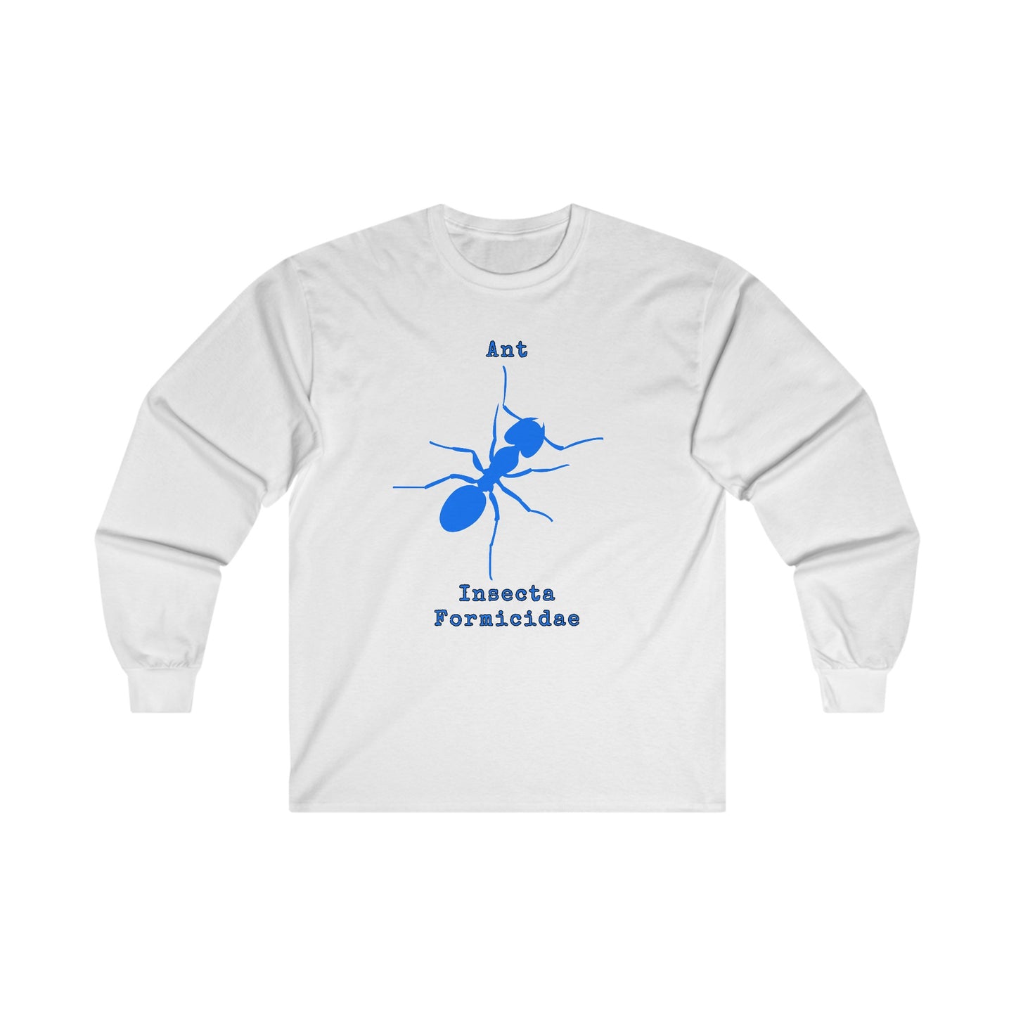 Ant with Scientific Names - Long Sleeve Tee