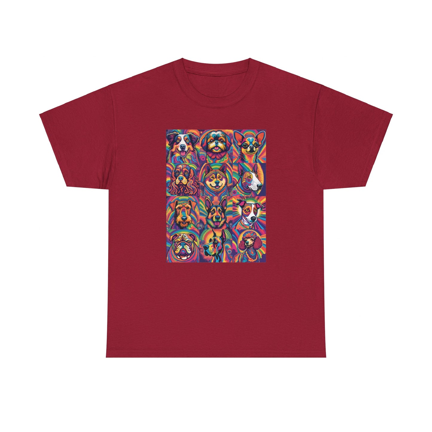 Psychedelic Dogs (12) T-shirt