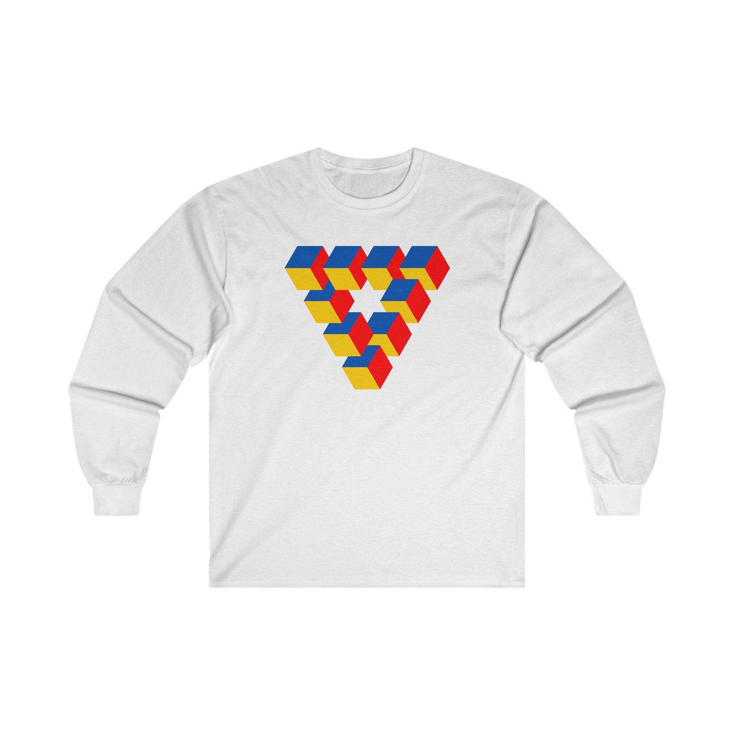 Cube Abstract - Long Sleeve Tee