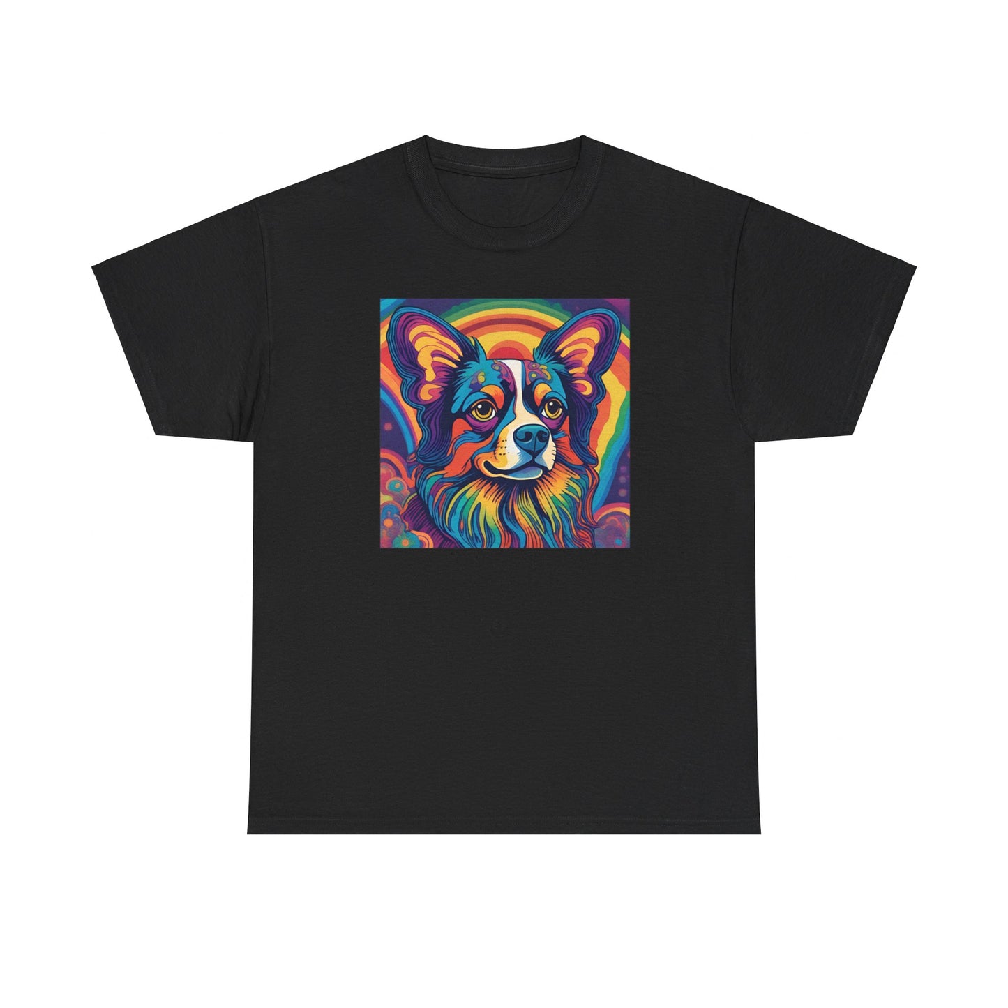 Psychedelic Papillon (AKA Continental Toy Spaniel) T-shirt