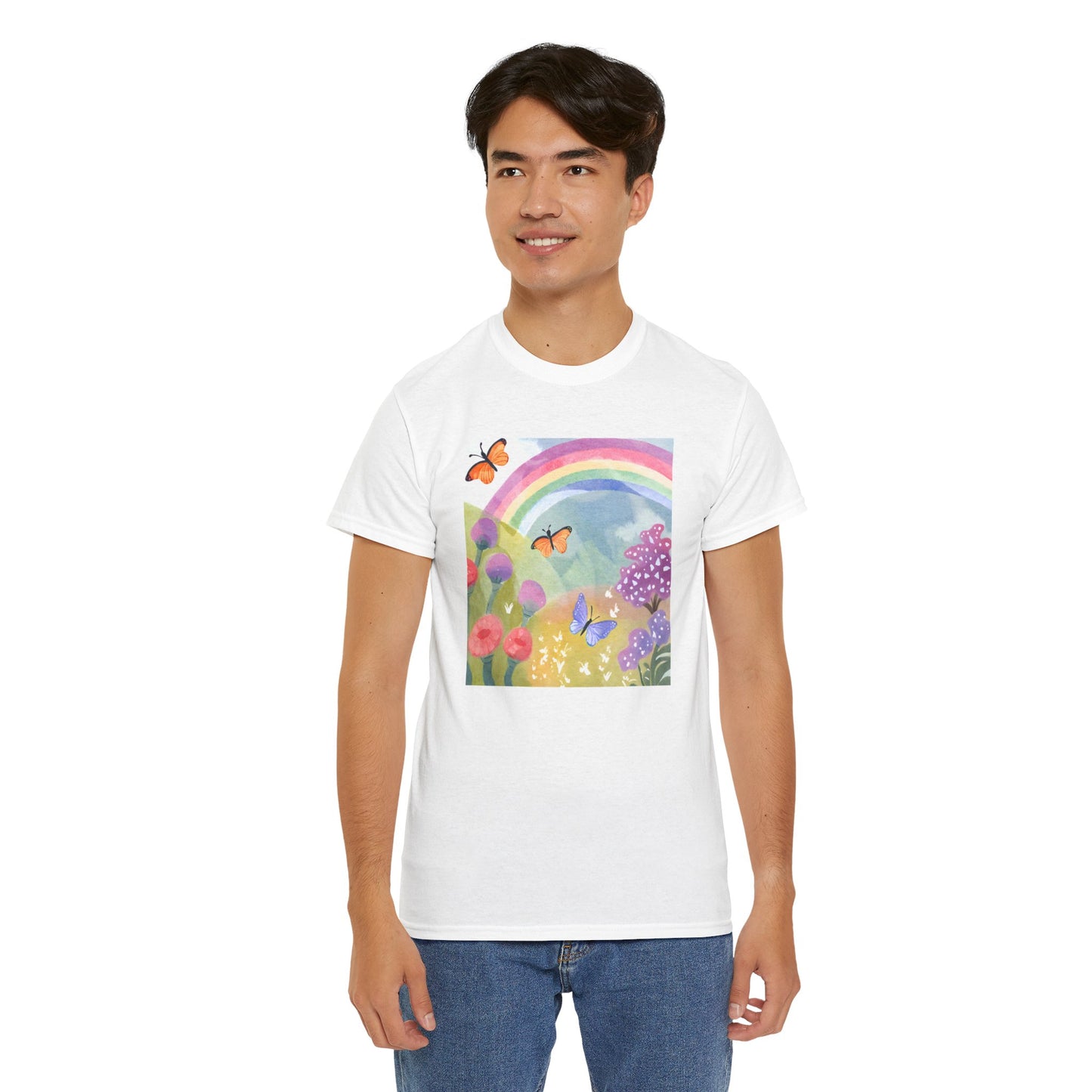 Butterflies in Garden v2 T-shirt