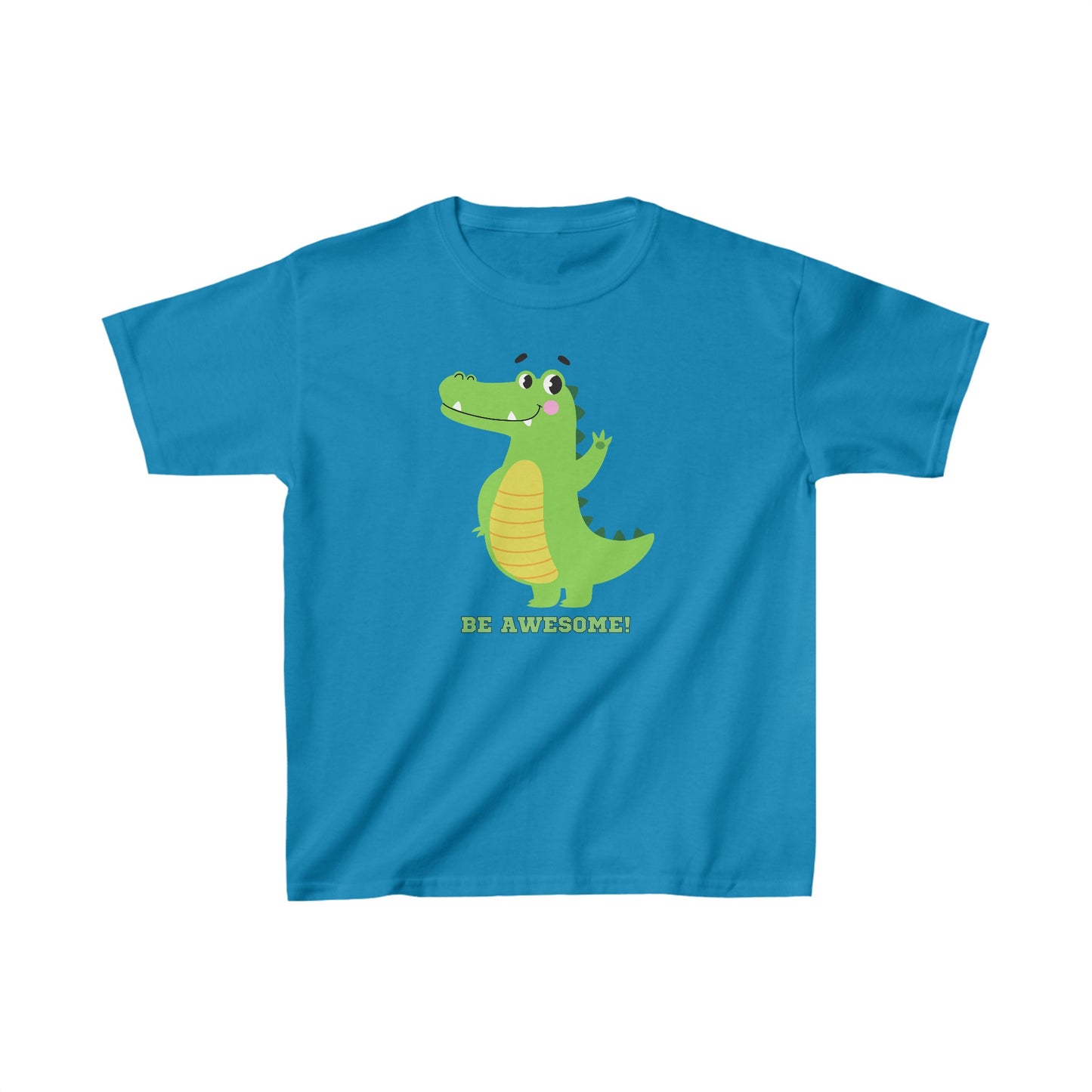 Be Awesome! - designed by Berkeley age 7 - Kids Heavy Cotton™ Tee