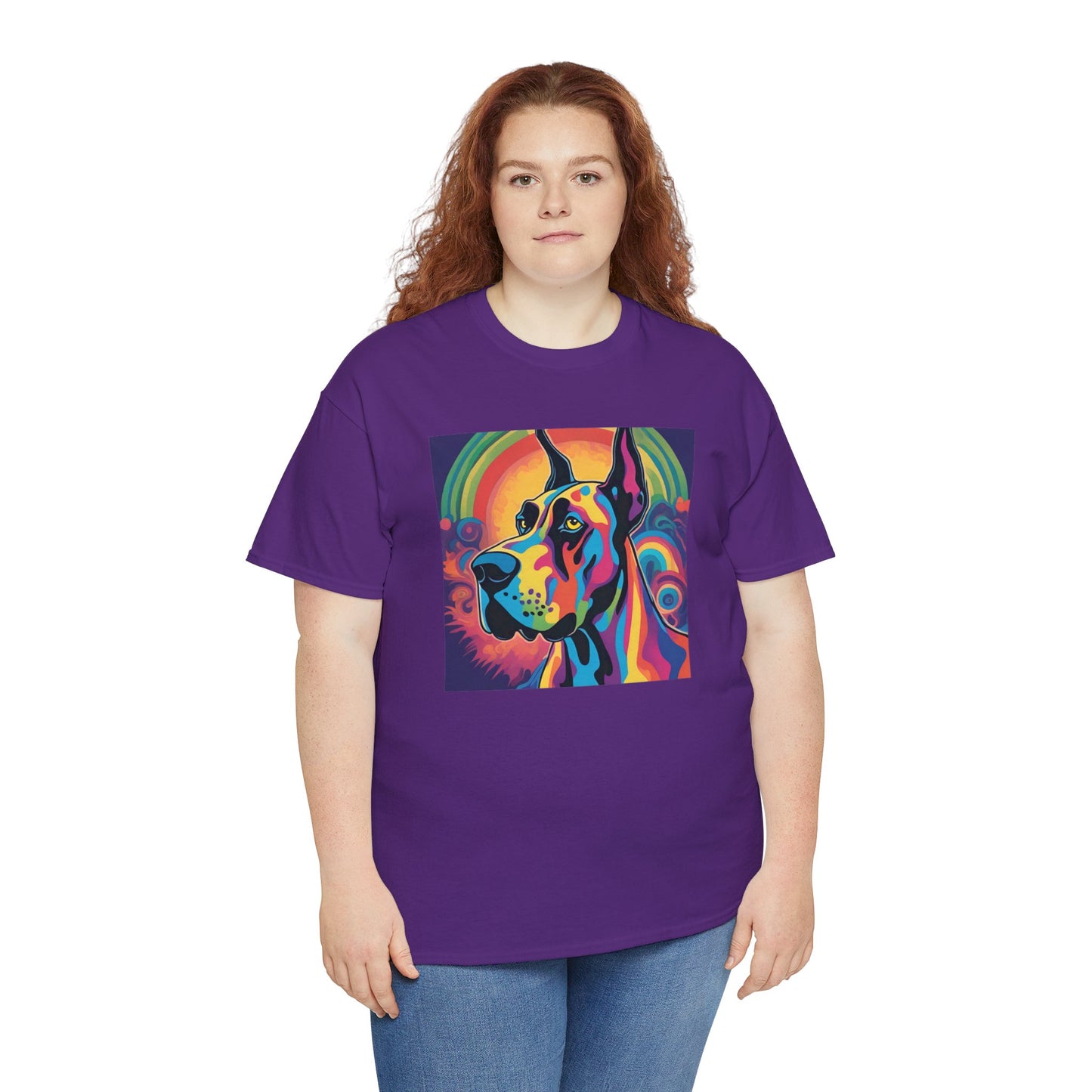 Psychedelic Great Dane T-shirt