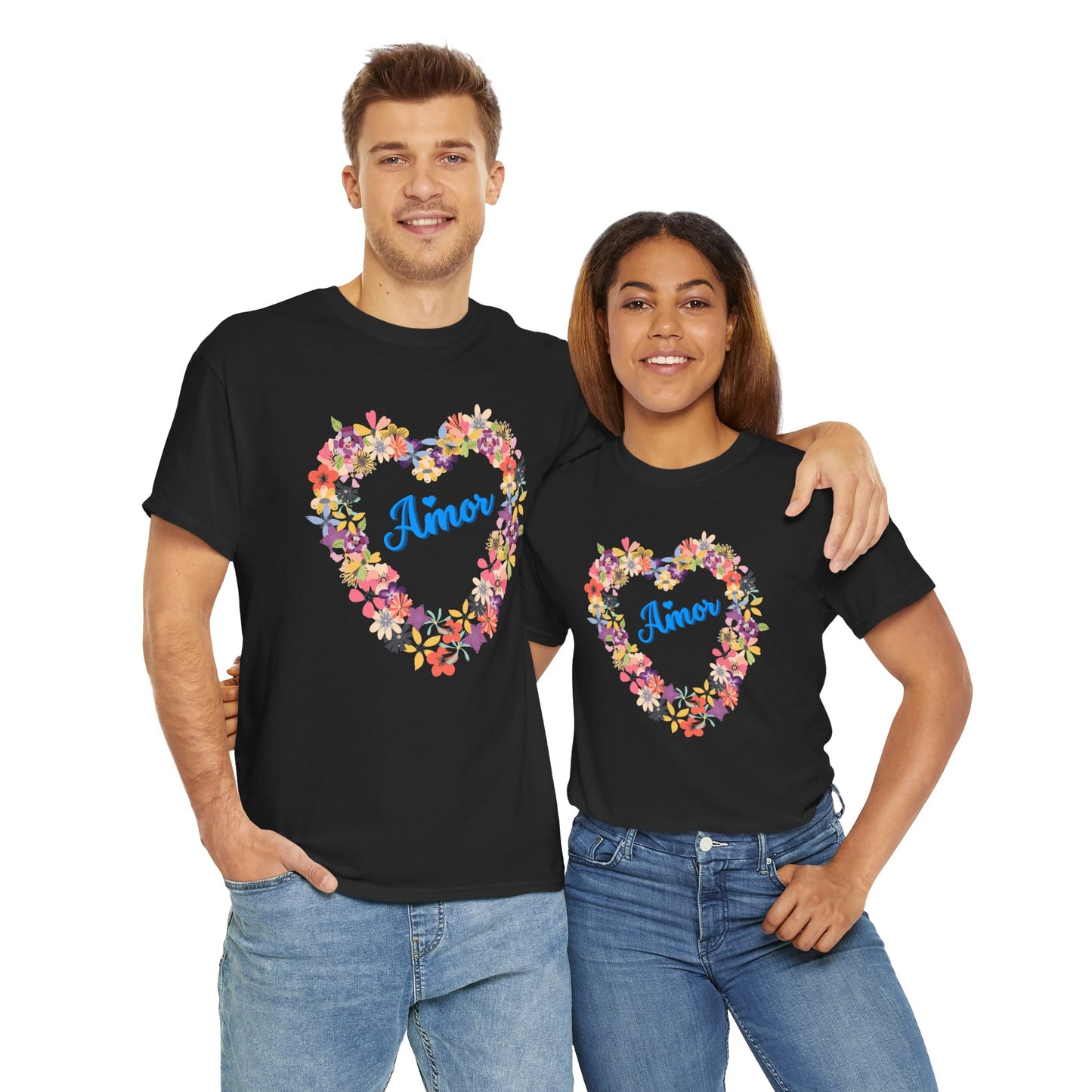 Amor with Flower Heart T-shirt