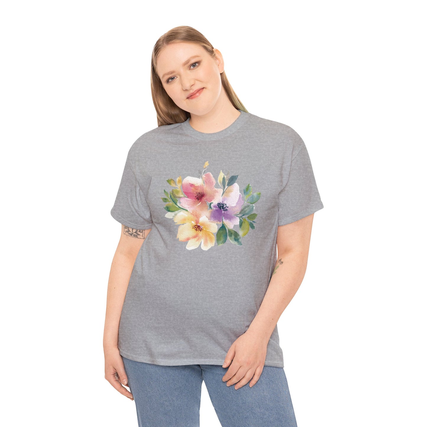 Bouquet Pastel Flowers T-shirt