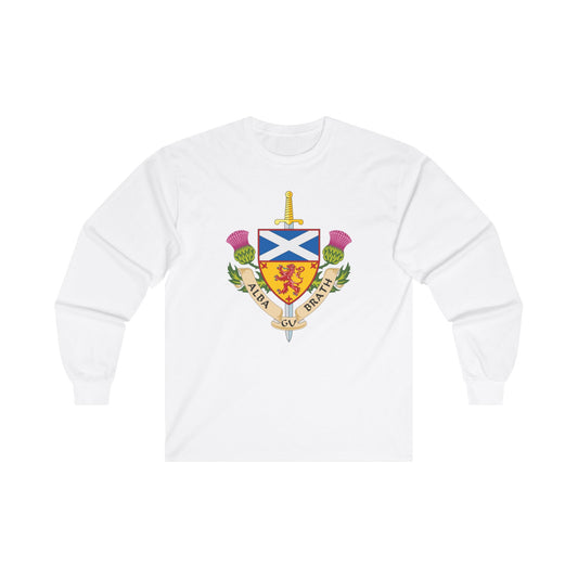 Scotland Forever Coat of Arms - Long Sleeve Tee