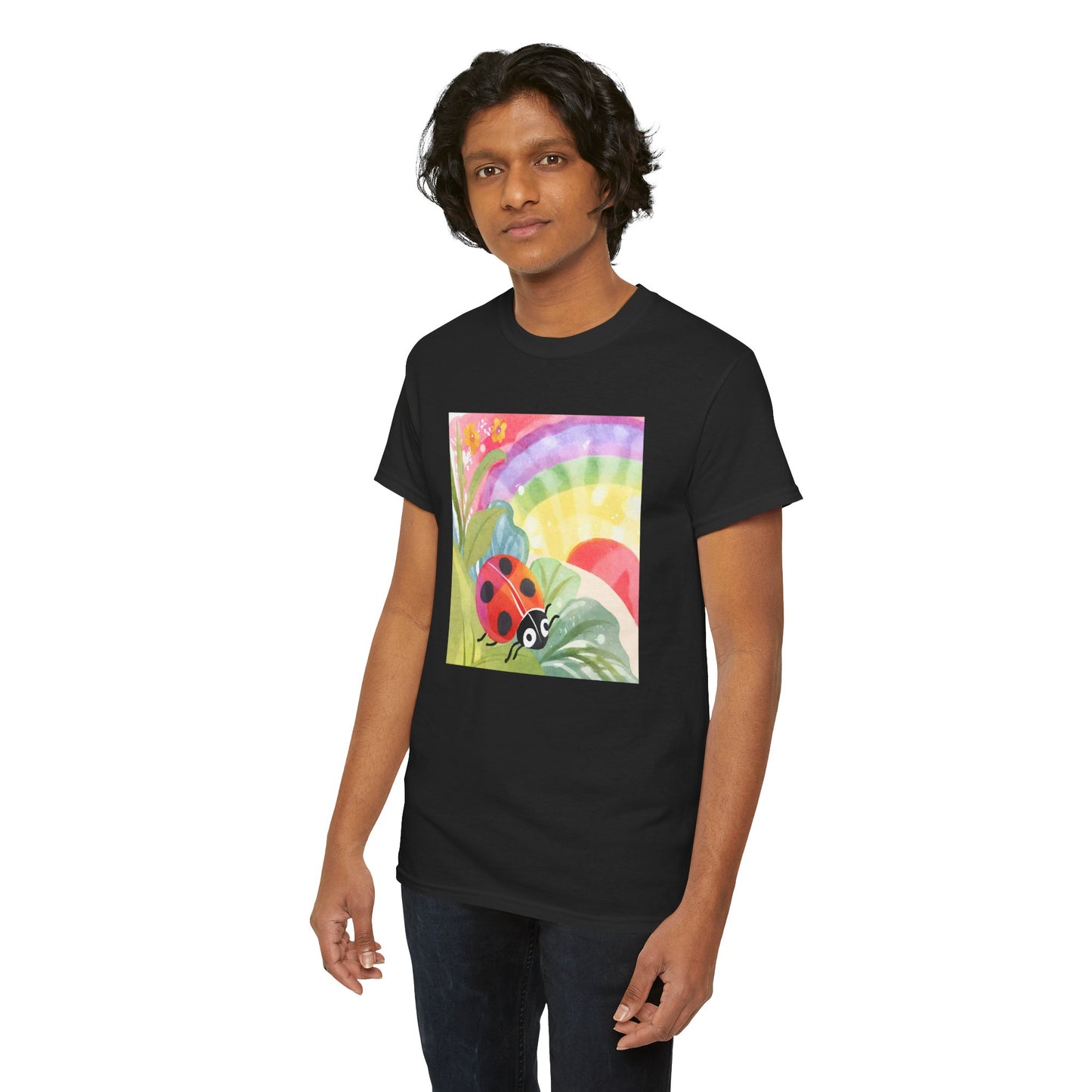 Ladybug in Garden v2 T-shirt