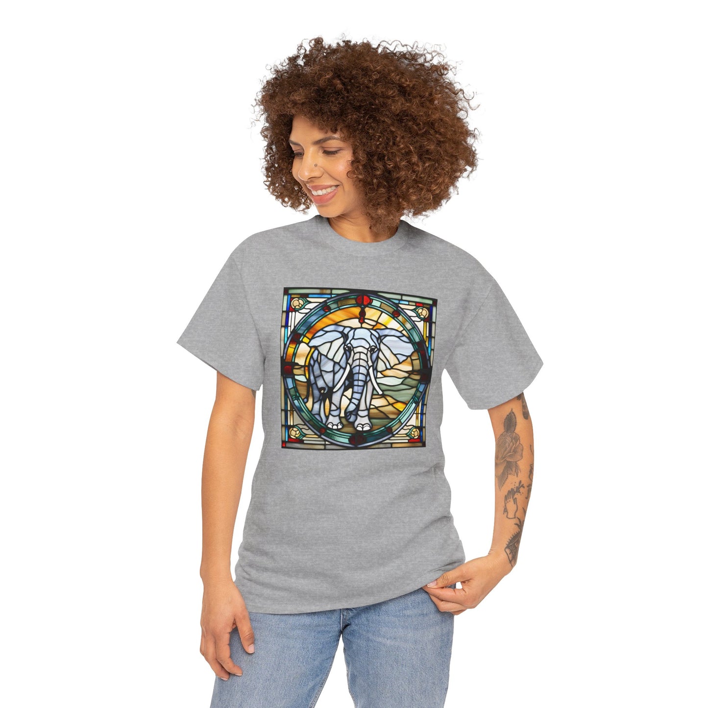 Elephant Stained Glass T-shirt