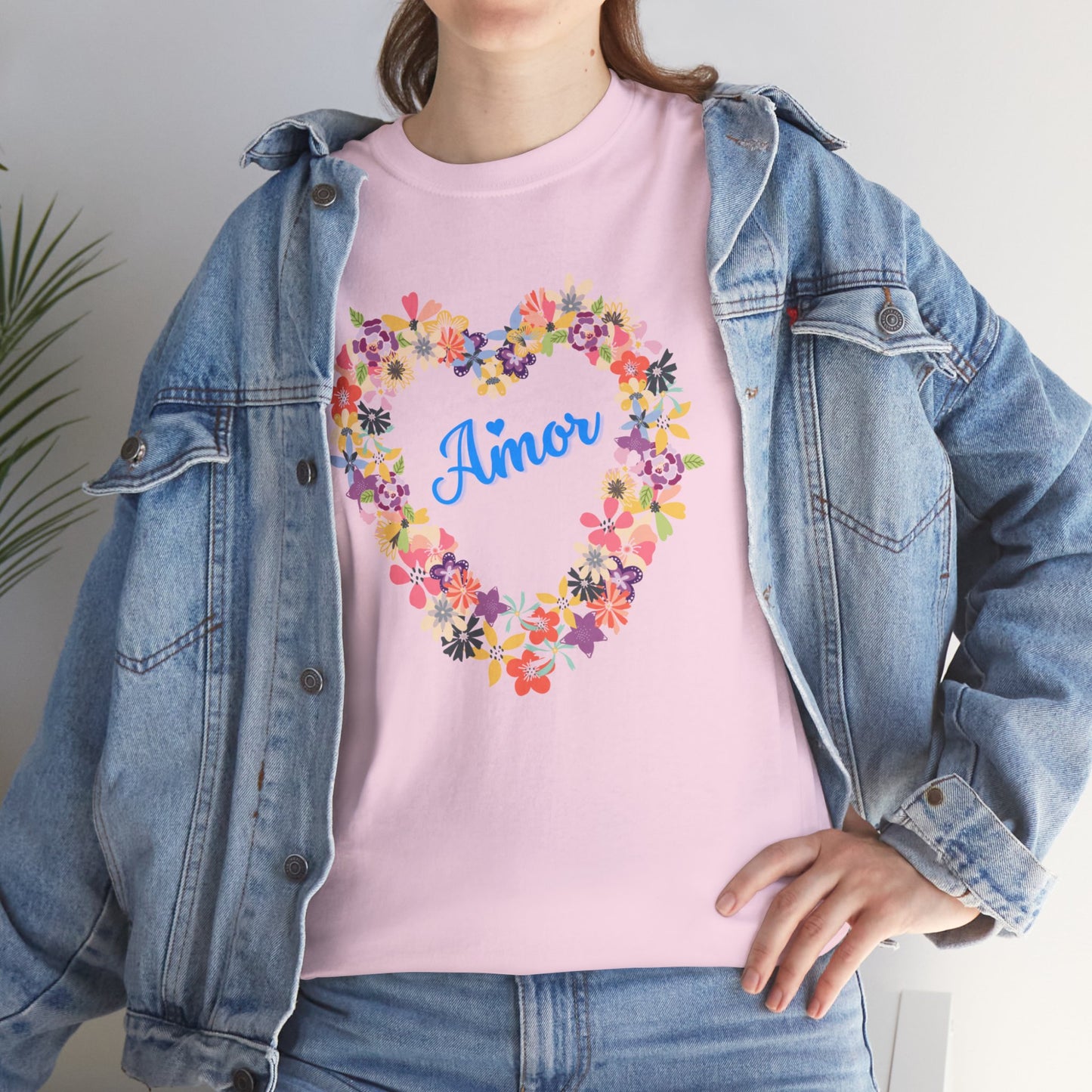 Amor with Flower Heart T-shirt