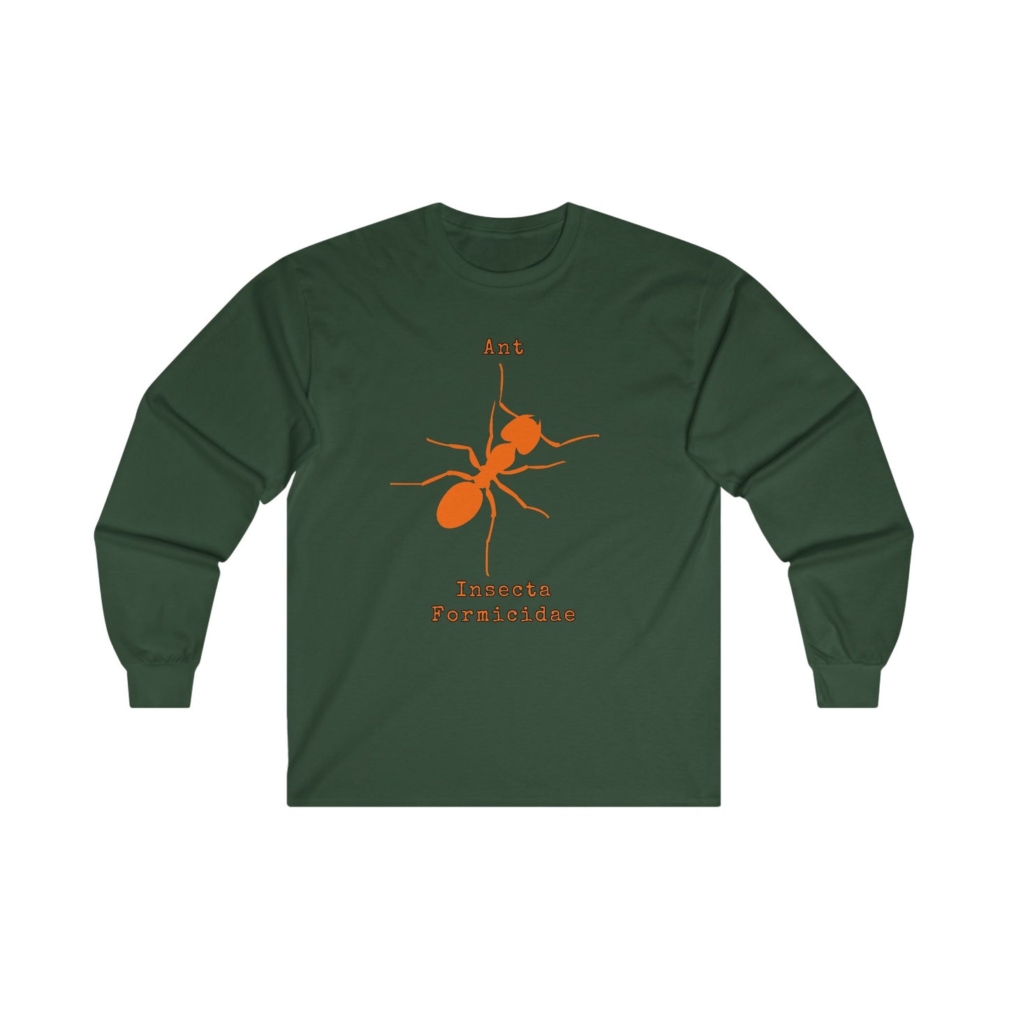 Ant with Scientific Names - Long Sleeve Tee