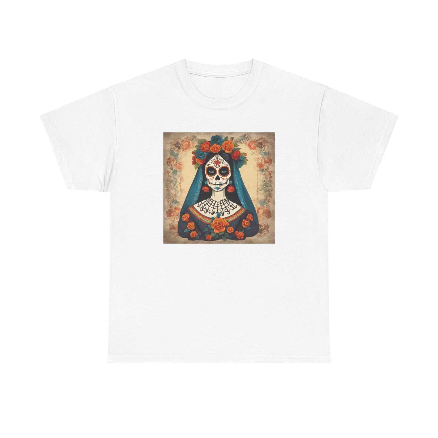 Day of the Dead - Antique La Calavera Catrina (the Elegant Skull) v1 T-shirt