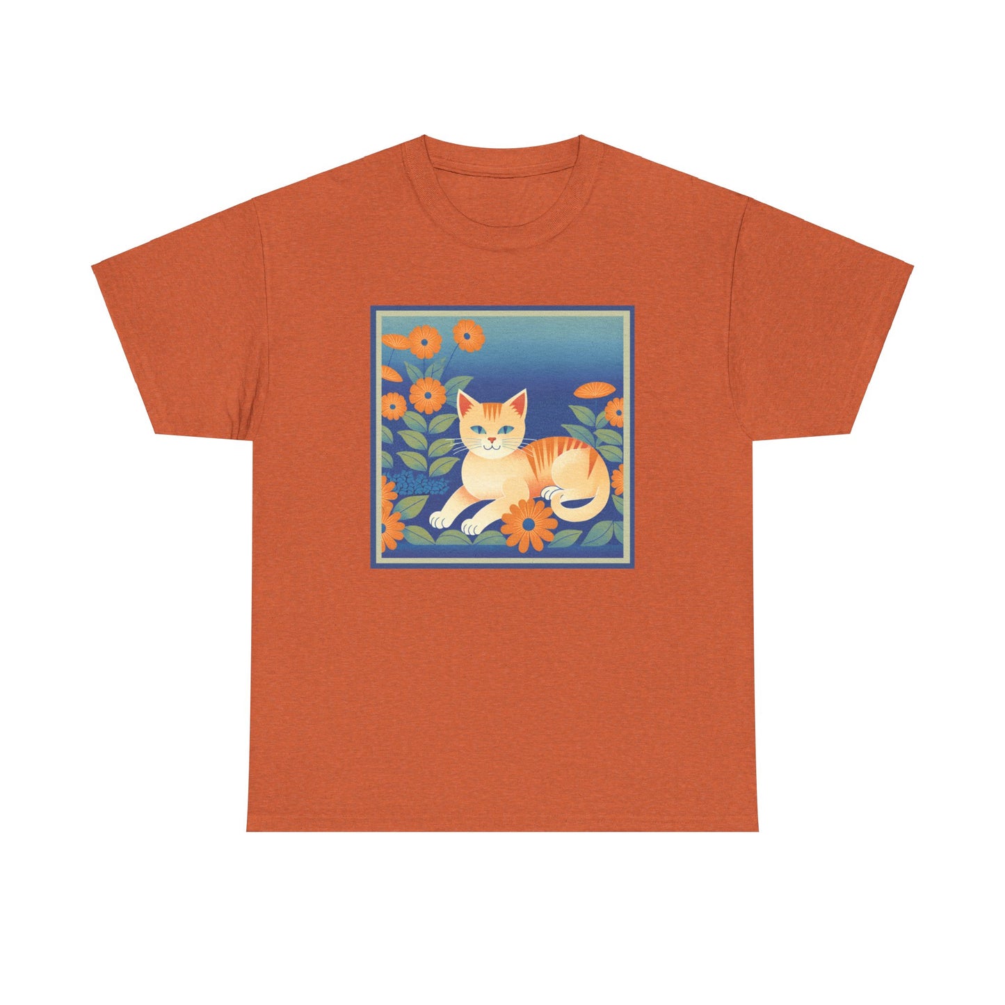 Tiger Cat Retro T-shirt