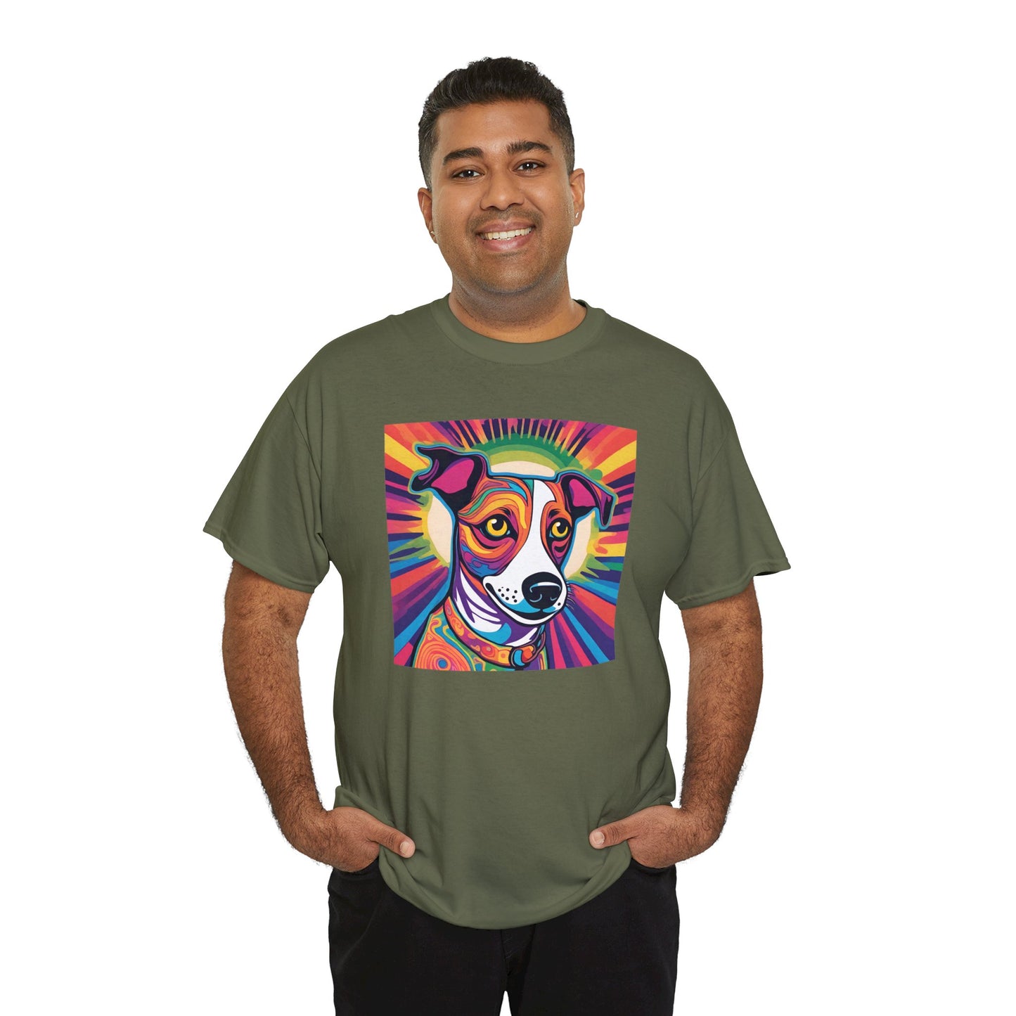 Psychedelic Jack Russell T-shirt