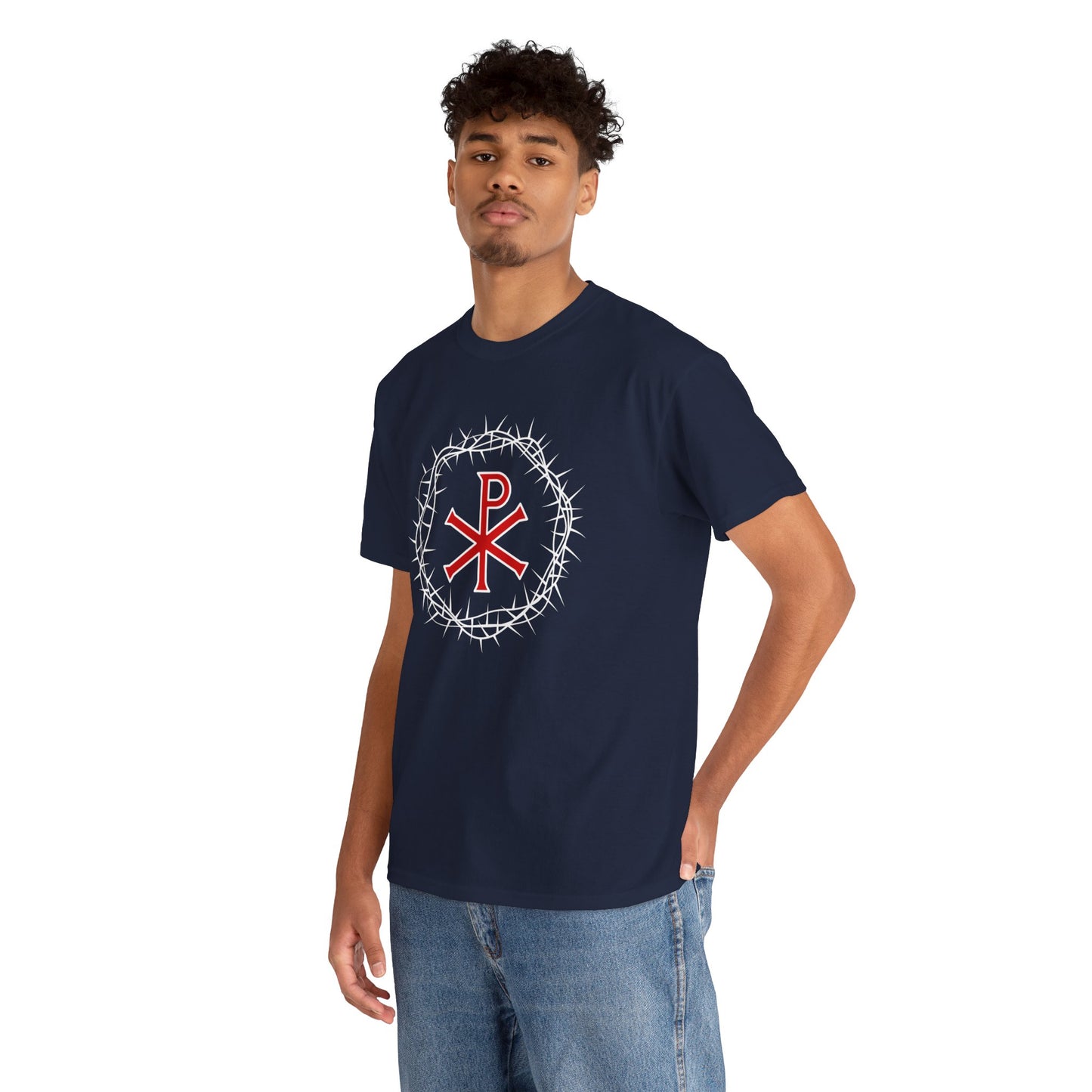 Crown of Thorns and Chi Rho T-shirt