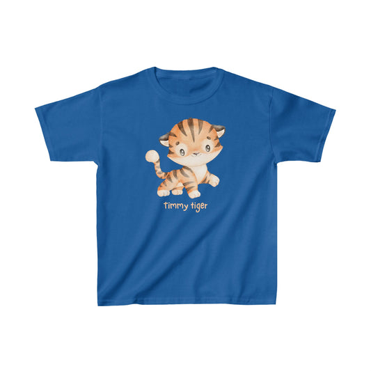 Adorable Timmy Tiger Solo - Kids Heavy Cotton™ Tee