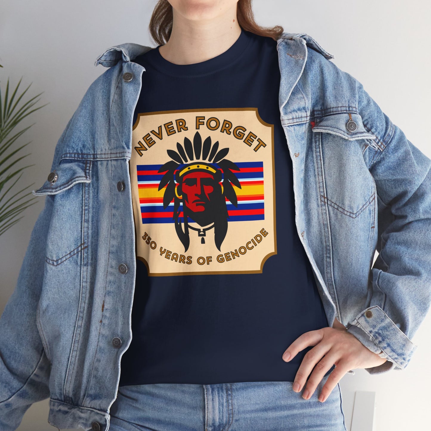Never Forget - 350 Years of Genocide T-shirt