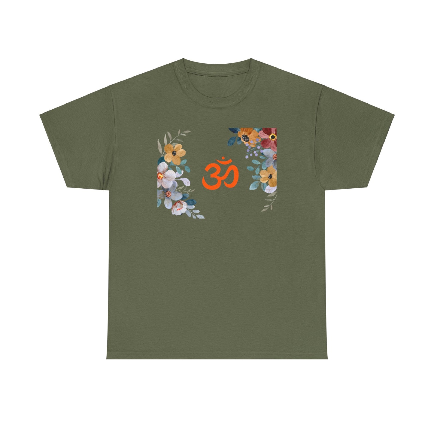 Om (with flowers) T-shirt