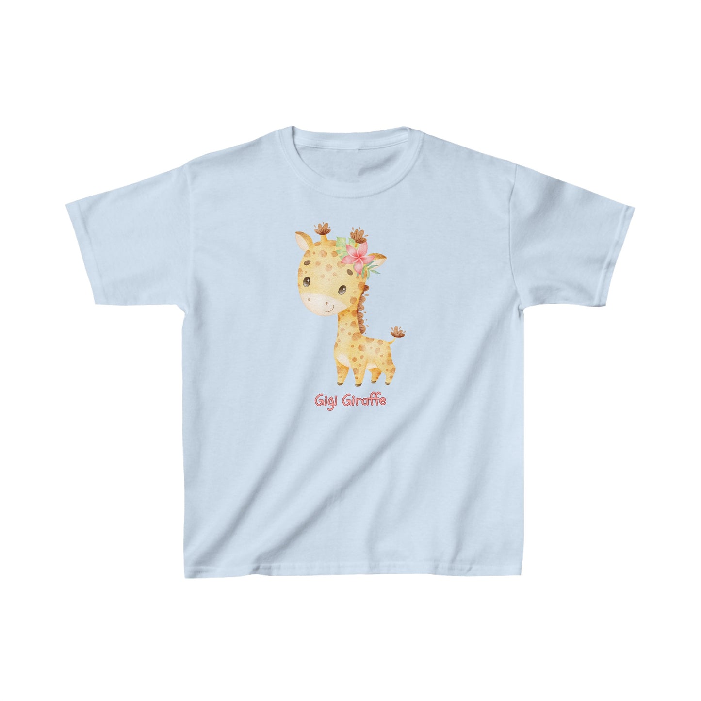 Adorable Gigi Giraffe Solo - Kids Heavy Cotton™ Tee