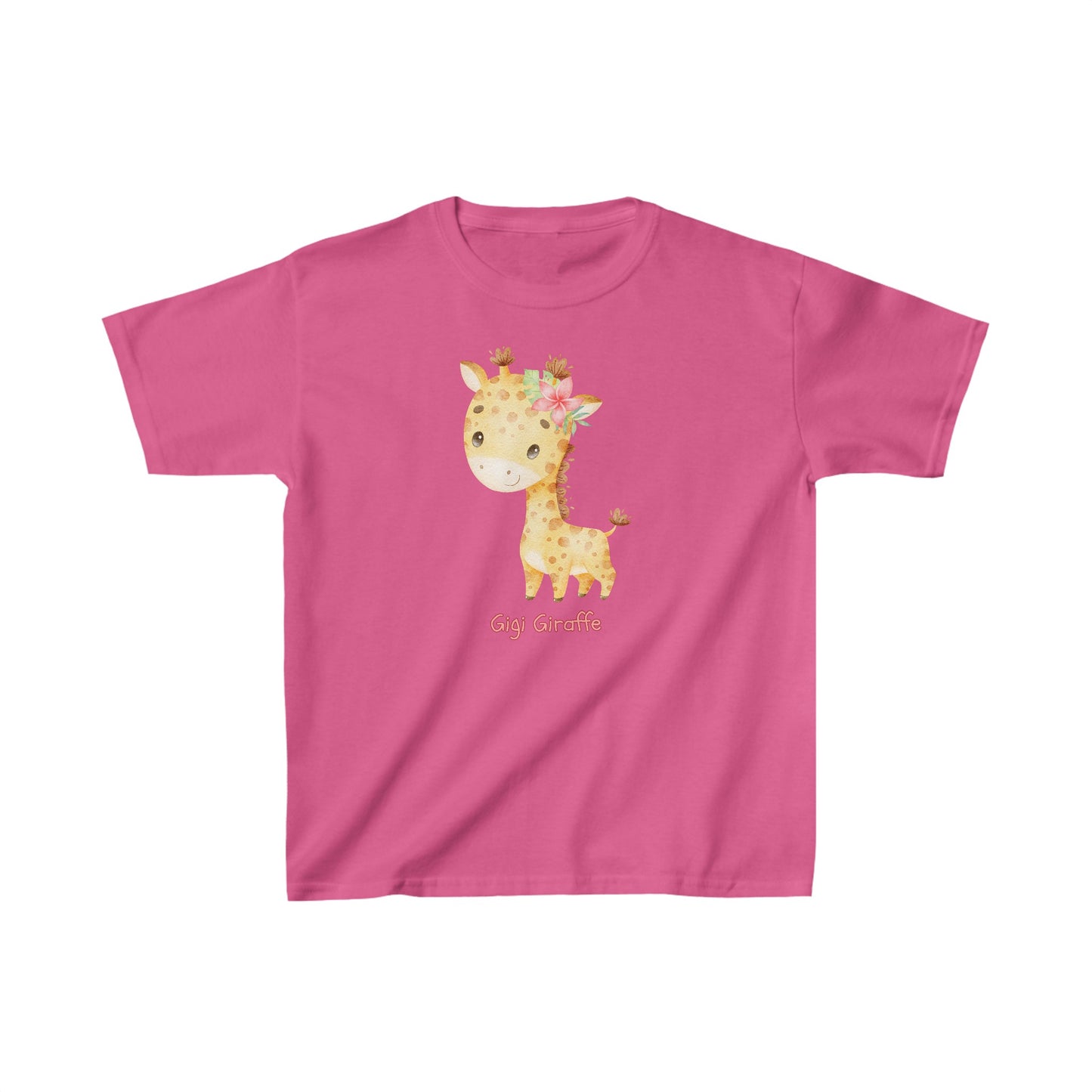 Adorable Gigi Giraffe Solo - Kids Heavy Cotton™ Tee