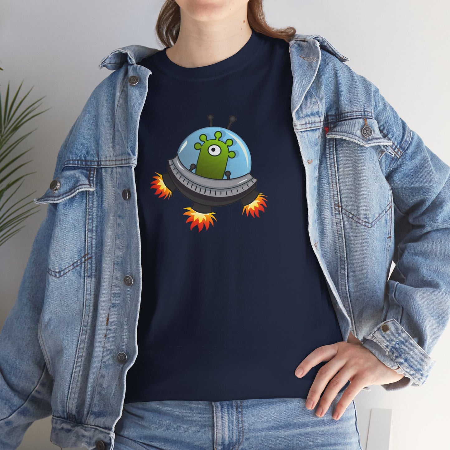 Flying Saucer Alien T-shirt