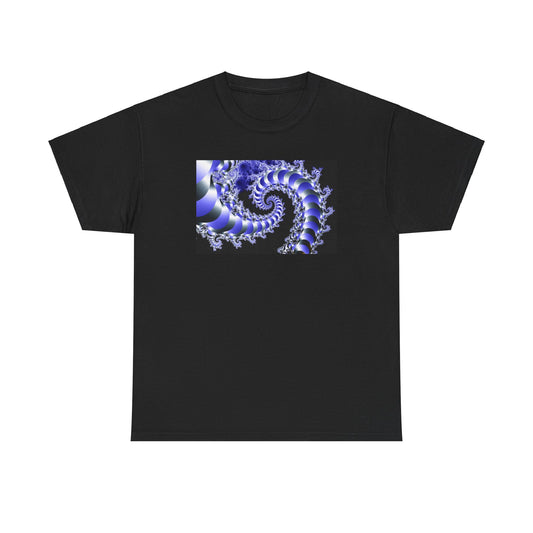 Blue Mandelbrot Set v2 T-shirt