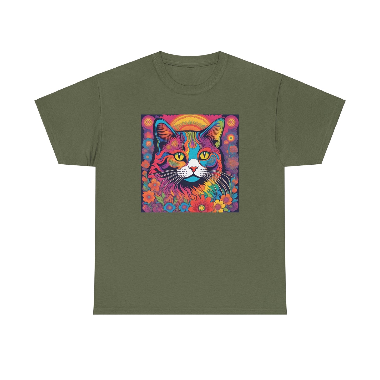 Psychedelic Cat T-shirt