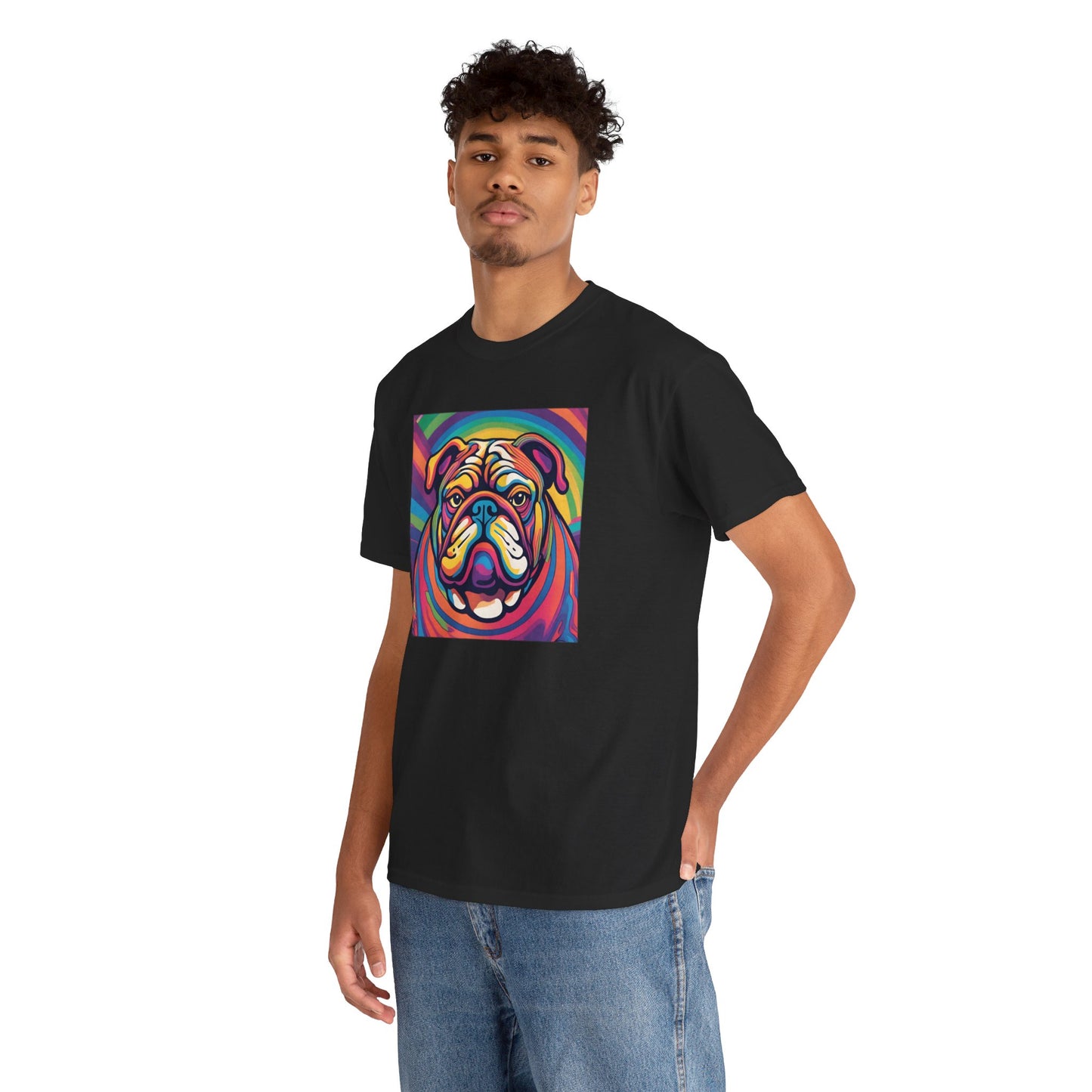 Psychedelic Bulldog T-shirt