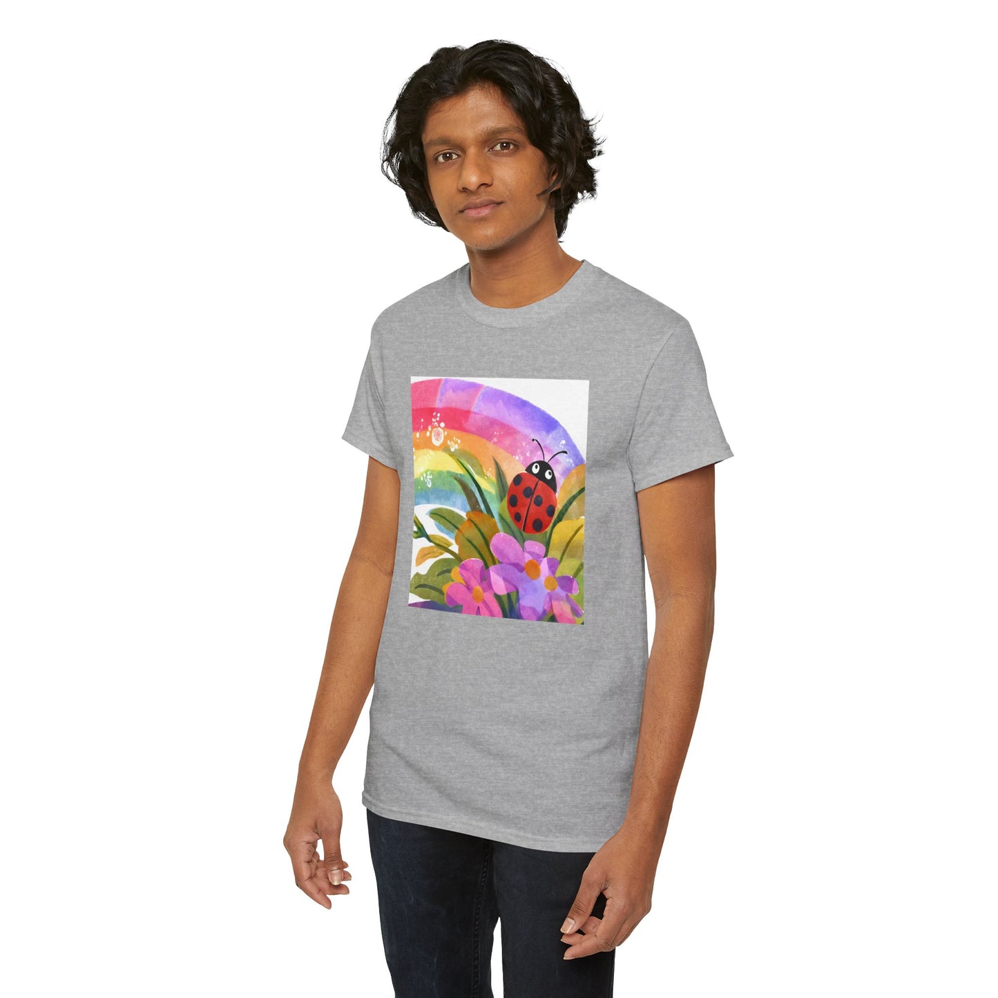 Ladybug in Garden v3 T-shirt