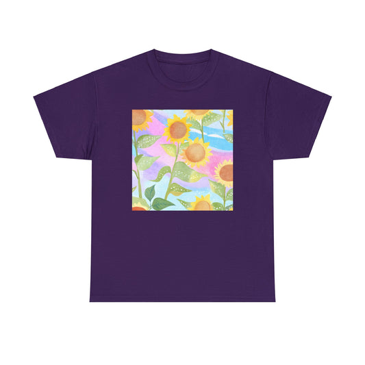 Sunflowers & Rainbow v2 T-shirt